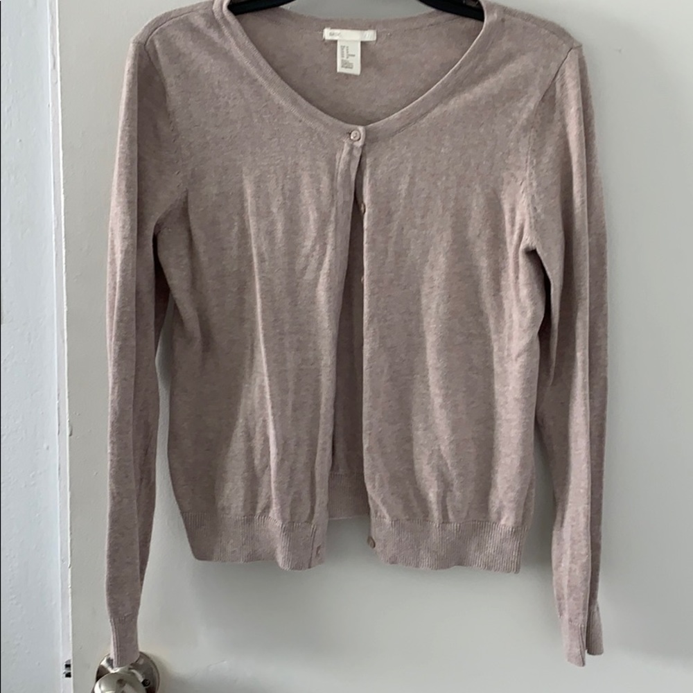 H&M tan cardigan